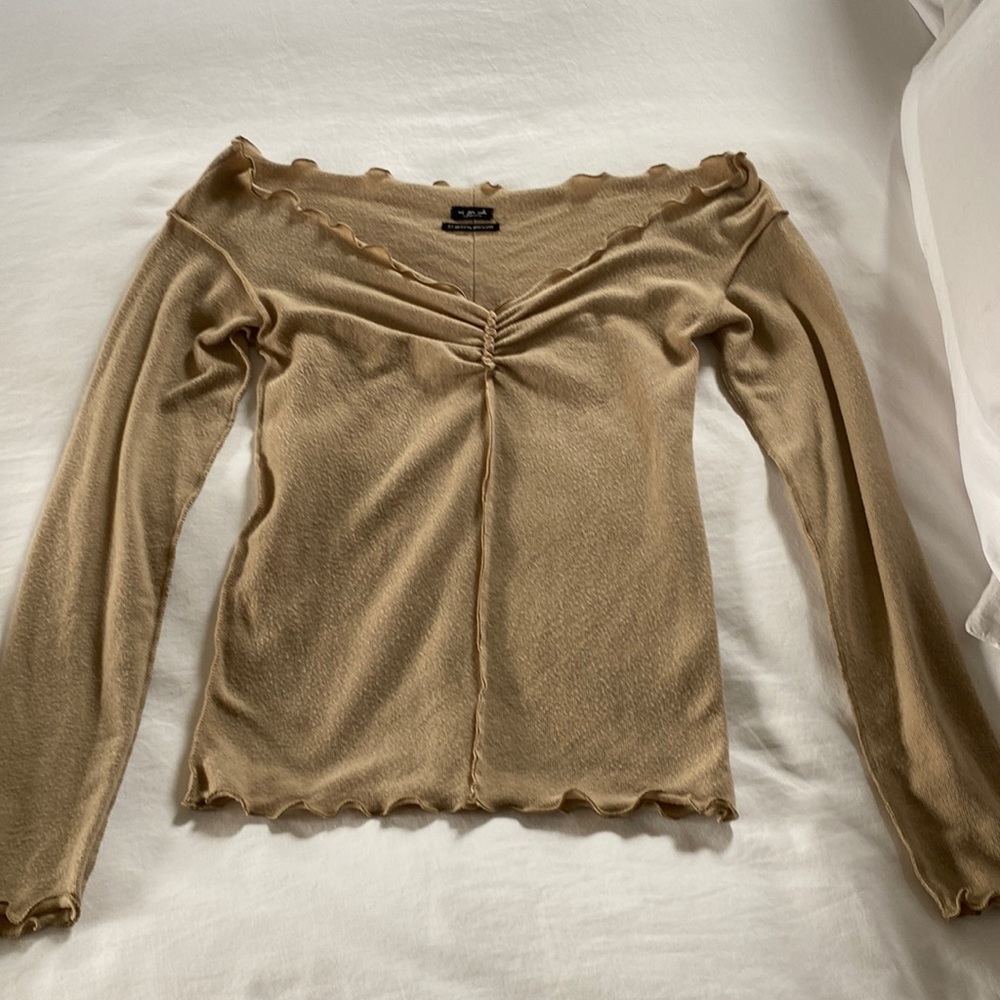 Urban outfitters - size M long sleeve off the shoulder tight top
